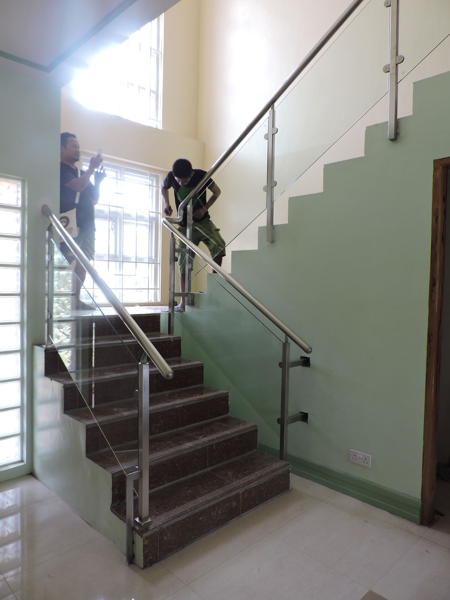 Glass Stair Railing Biocol Albay Philippines