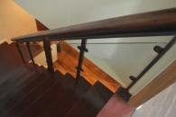 Glass Stair Railing in Stainless Frame Glass Stair Railing in Stainless Frame